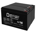 Mighty Max Battery 12V 7.2AH Battery for Lowrance Universal Portable Fishfinder - 2 Pack ML7-12MP2368113046122